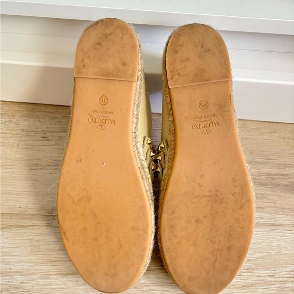 VALENTINO Rockstud Leather Espadrilles - Picture 7 of 8